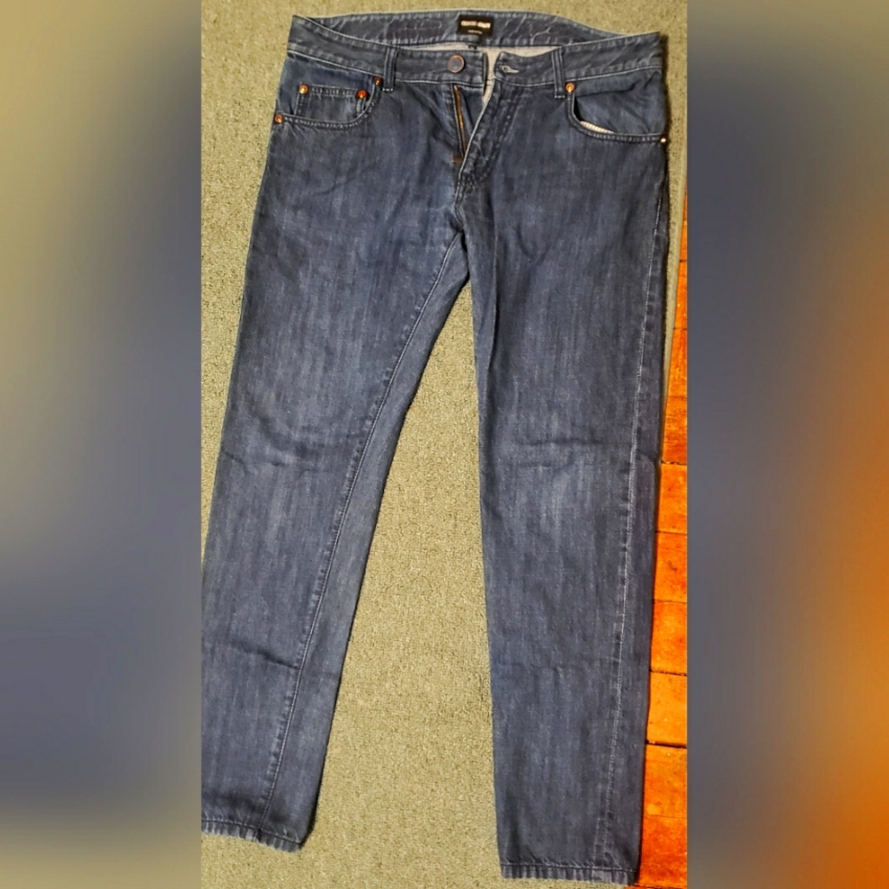 Giorgio Armani Limited Edition black label 208/1300 Mens Jeans 34 W 33 L